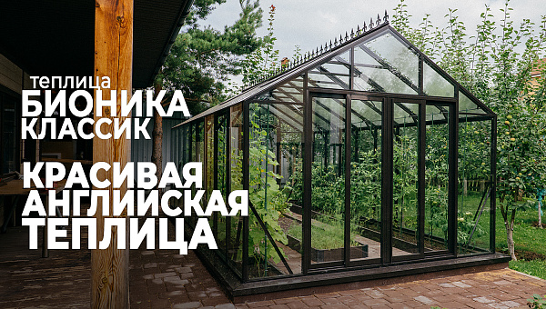 БИОНИКА красивая и практичная теплица